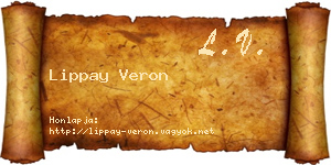 Lippay Veron névjegykártya